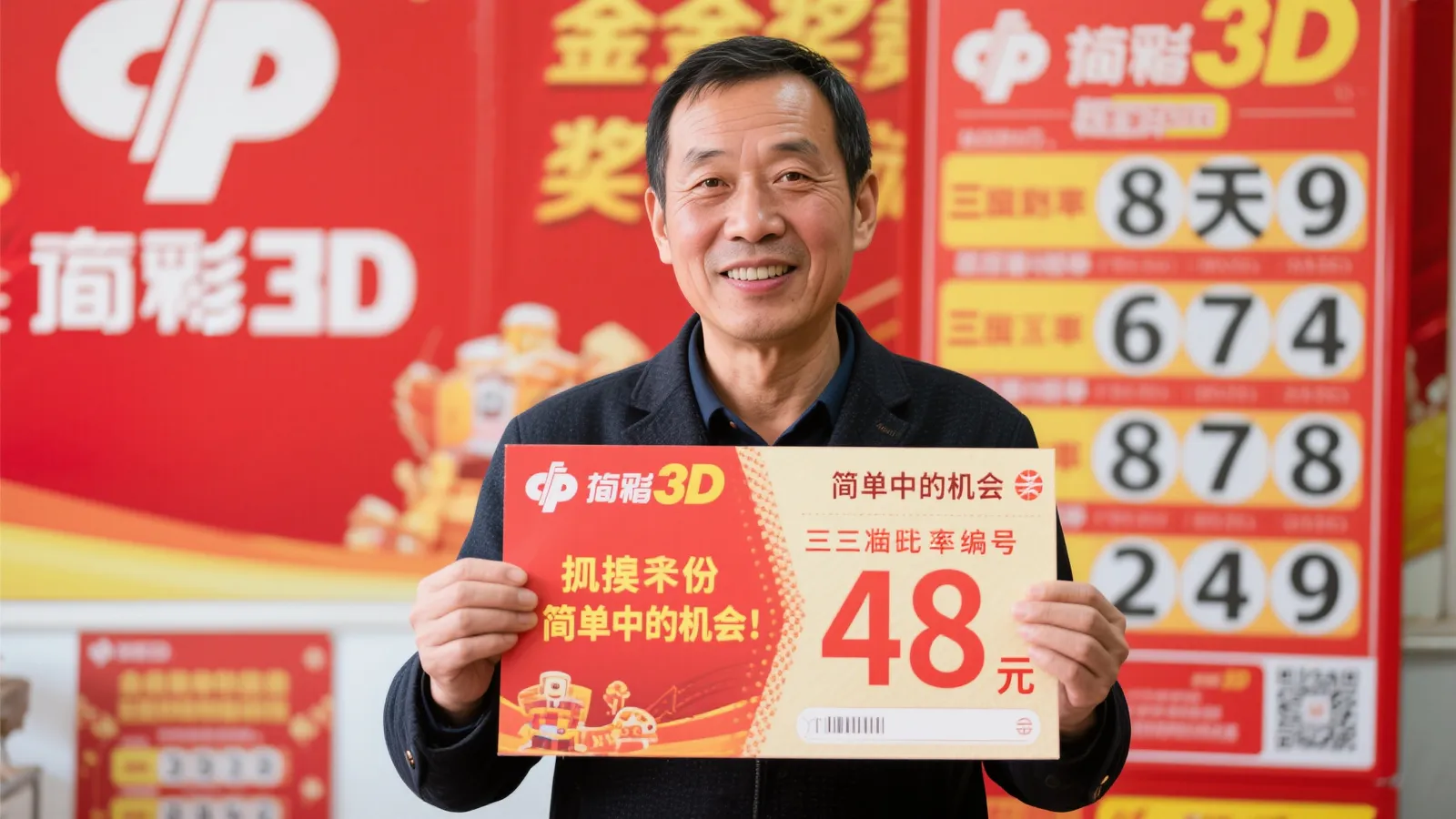 中年男子8天3次命中福彩3D揽获48万 淡然回应如止水