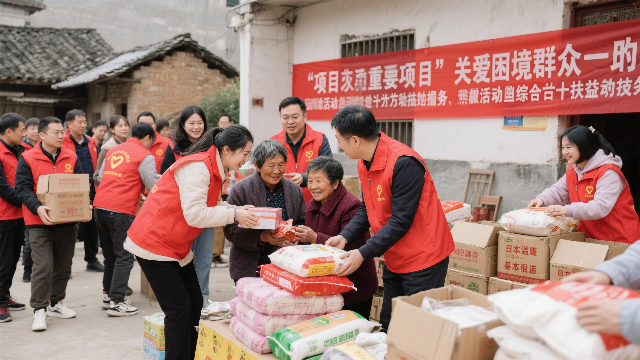 早春暖意洒石家庄 福彩关怀传困境群众
