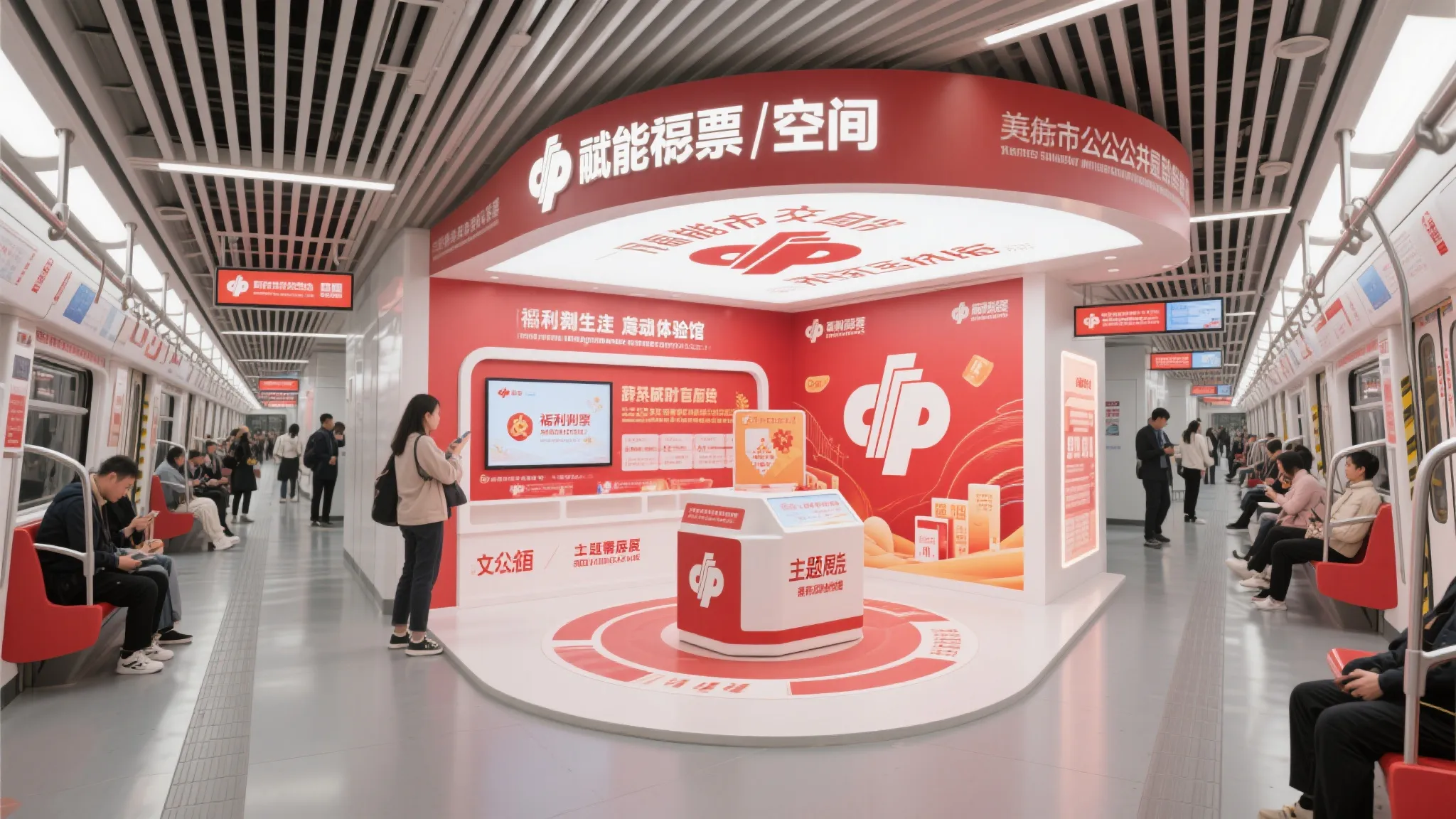 地铁线路中的福彩文化空间打造