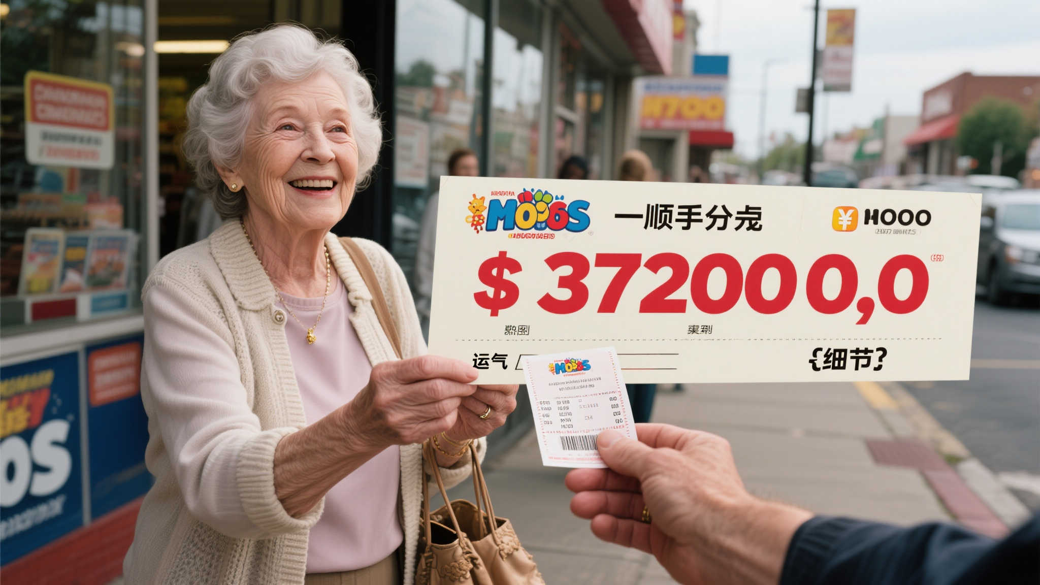 退休阿姨随手买彩喜中3720万，获奖彩票非本人核对